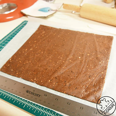 巧克力杏仁奶油棋盤餅乾的做法 步骤15
