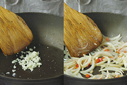 【食材包】木魚花燒汁煎茄盒的做法 步骤5