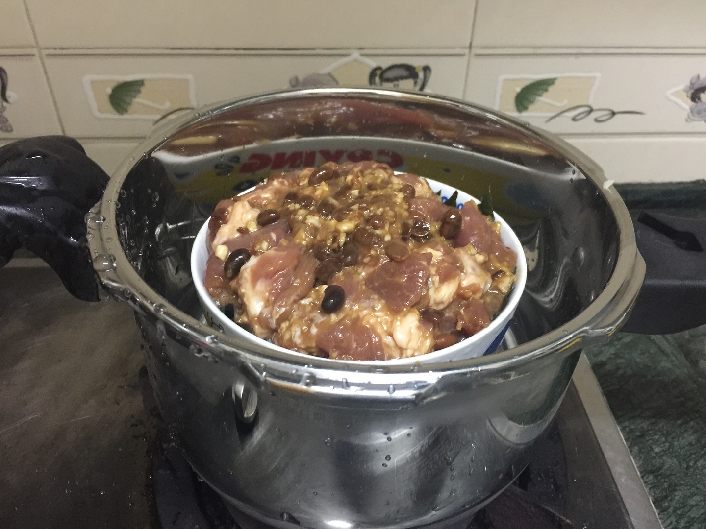 紫蘇豆醬蒸排骨的做法 步骤6