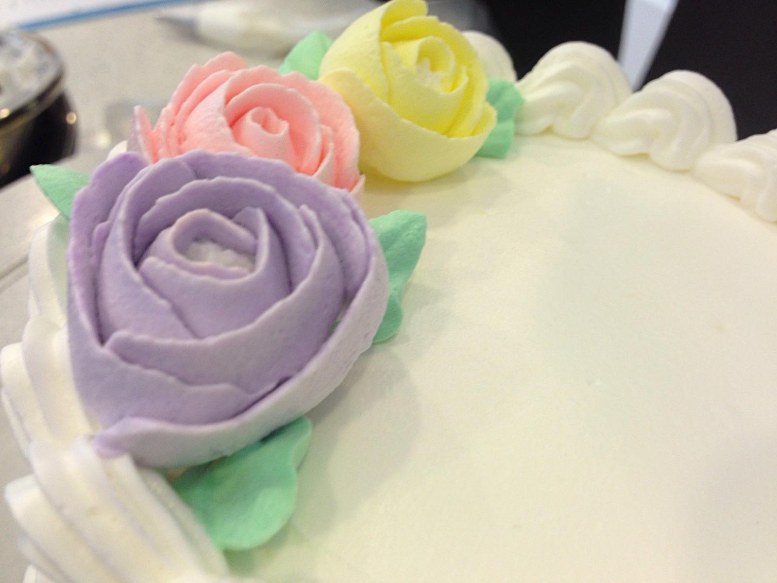 包心玫瑰裱花蛋糕的做法 步骤16