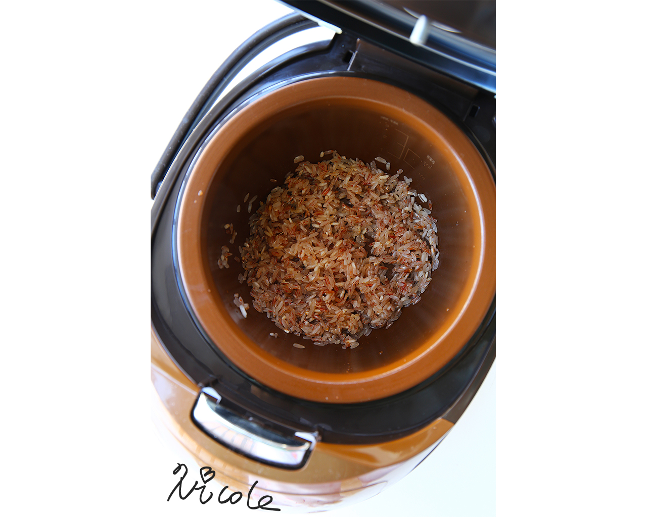 番薯紅米粥（伊萊特能量土鍋）的做法 步骤3