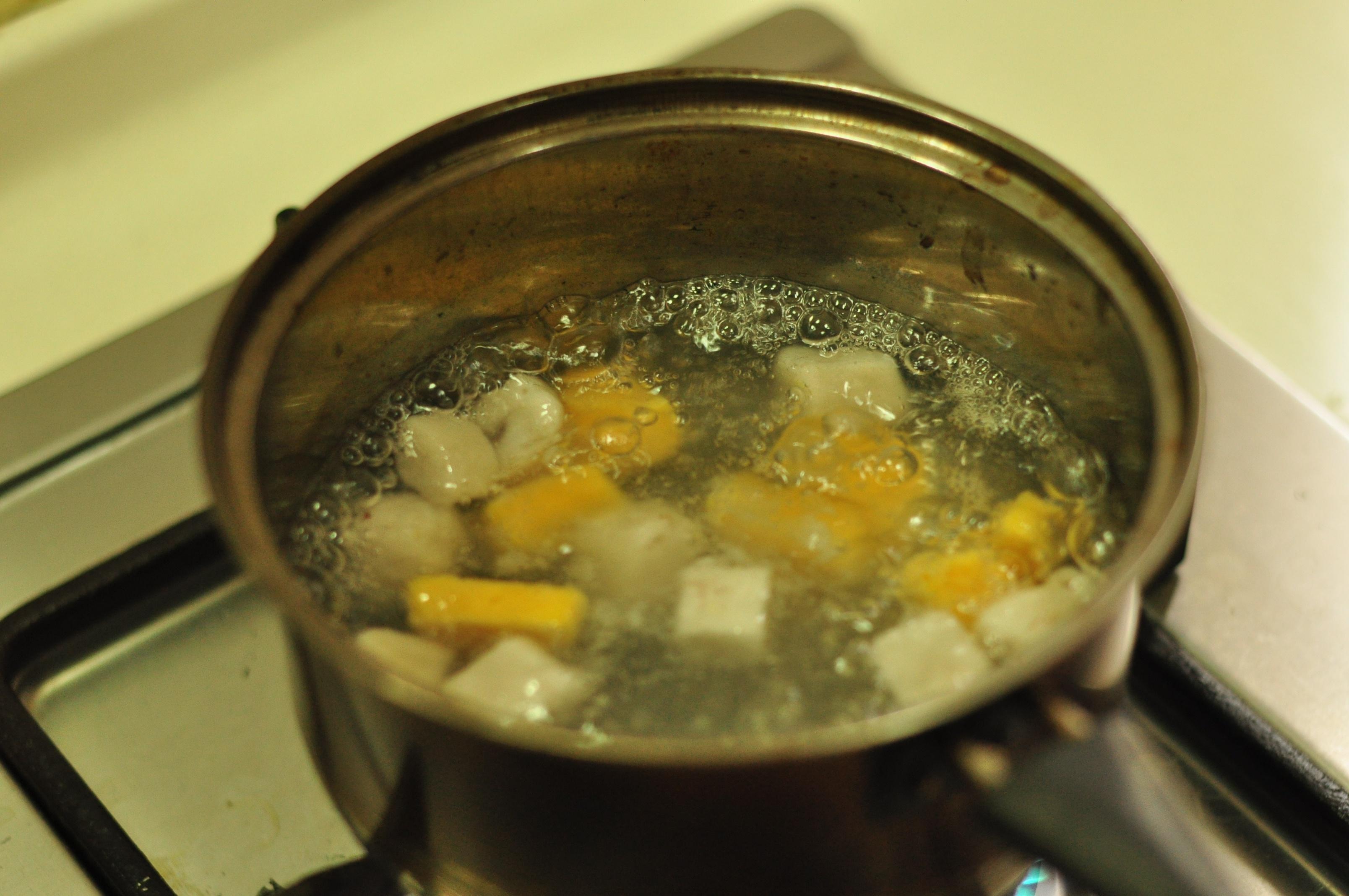 月子菜——紅豆芋圓甜湯（附芋圓薯圓做法）的做法 步骤14