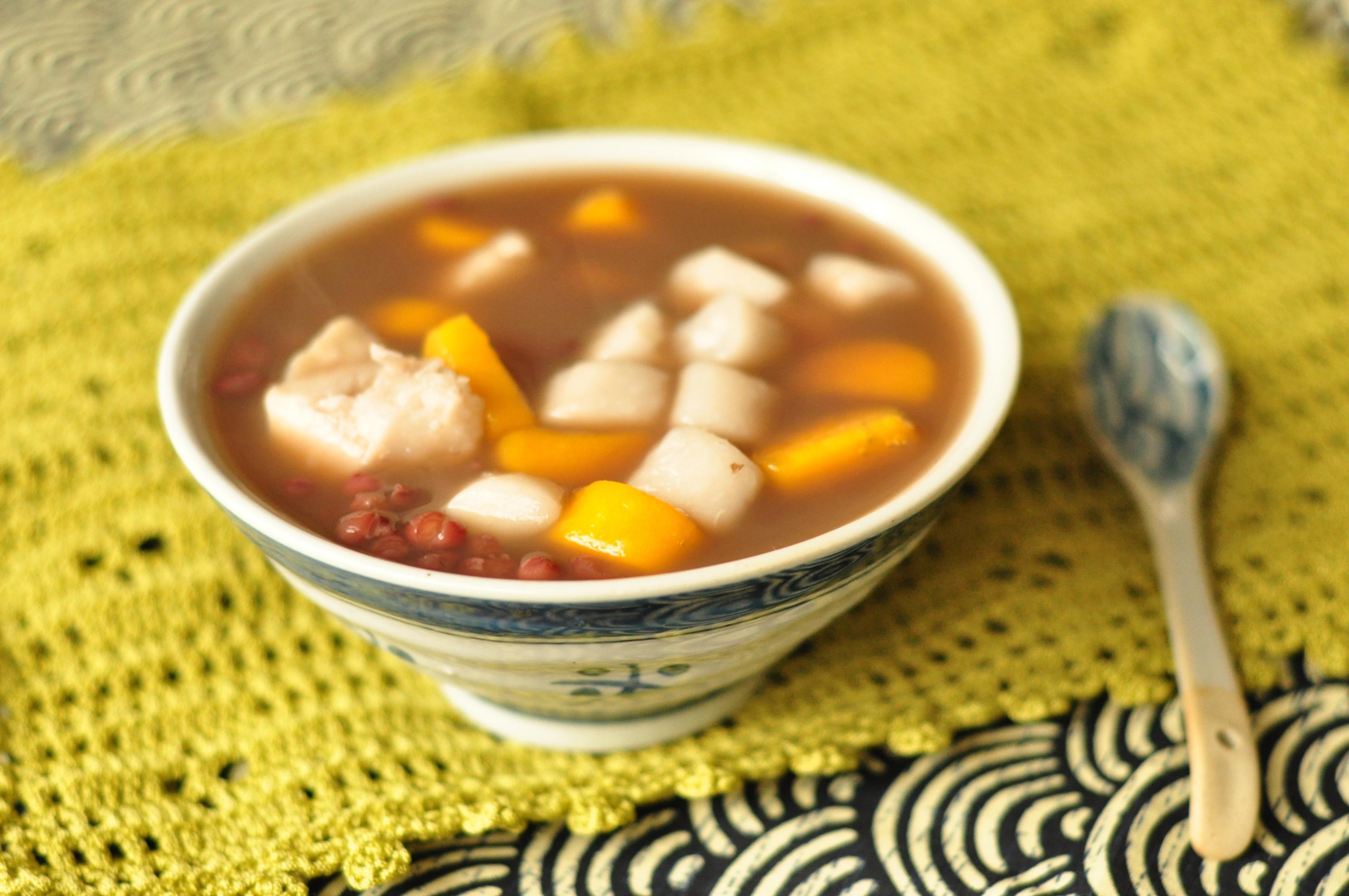 月子菜——紅豆芋圓甜湯（附芋圓薯圓做法）的做法 步骤19