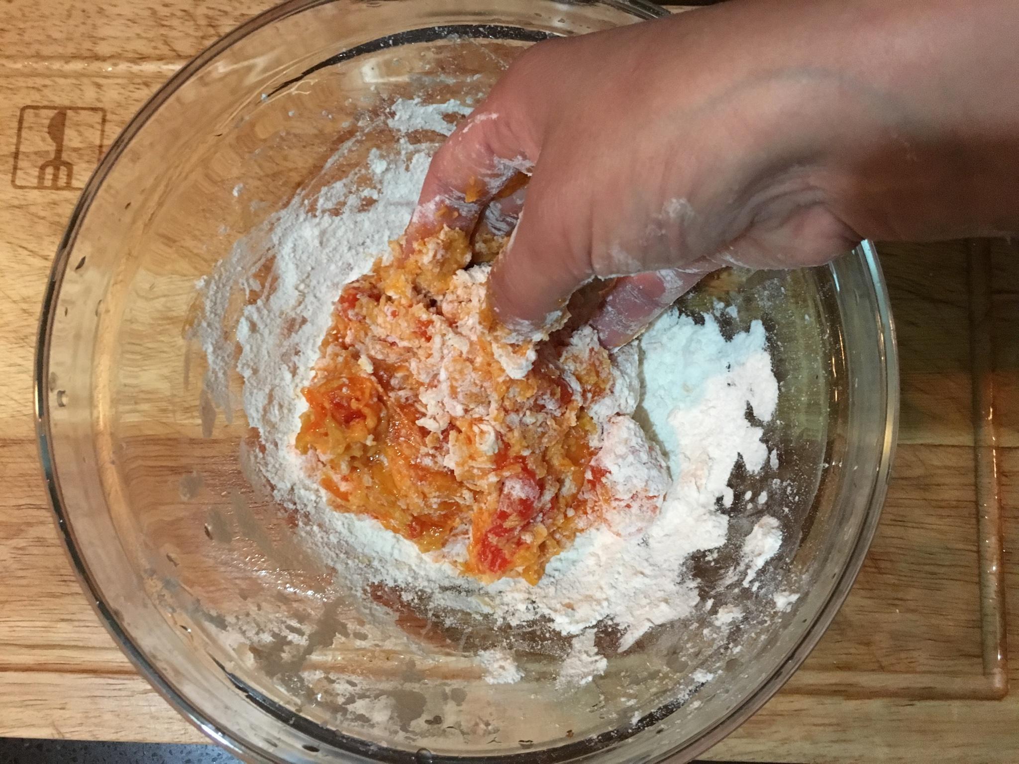 柿子餅（豆沙餡）的做法 步骤6