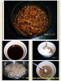 韓式醬牛蒡 醬藕片 醬黑豆的做法 步骤3
