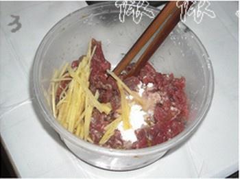 窩蛋牛肉生菜粥的做法 步骤3