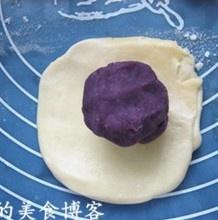 紫薯菊花酥的做法 步骤14