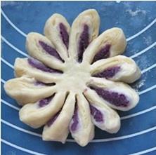 紫薯菊花酥的做法 步骤19
