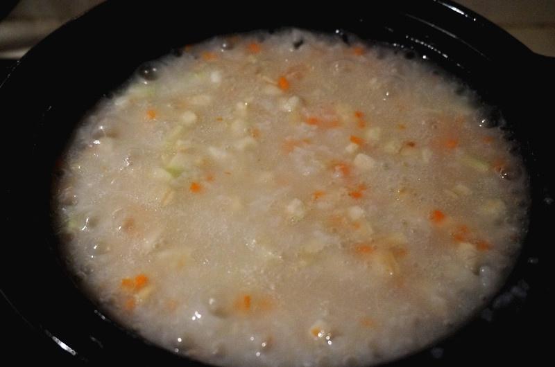 補充維生素的營養粥--菠菜胡蘿蔔粥的做法 步骤5