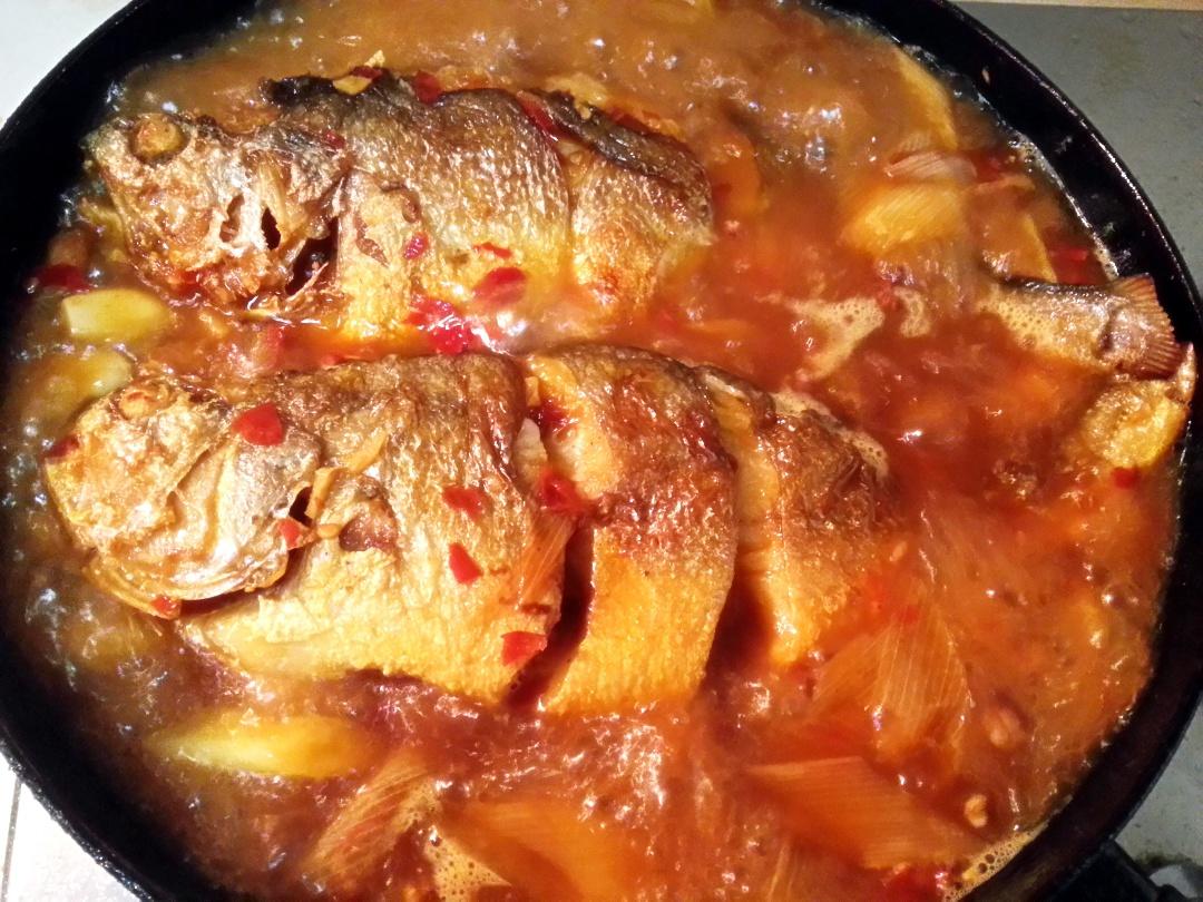 乾燒黃魚的做法 步骤6