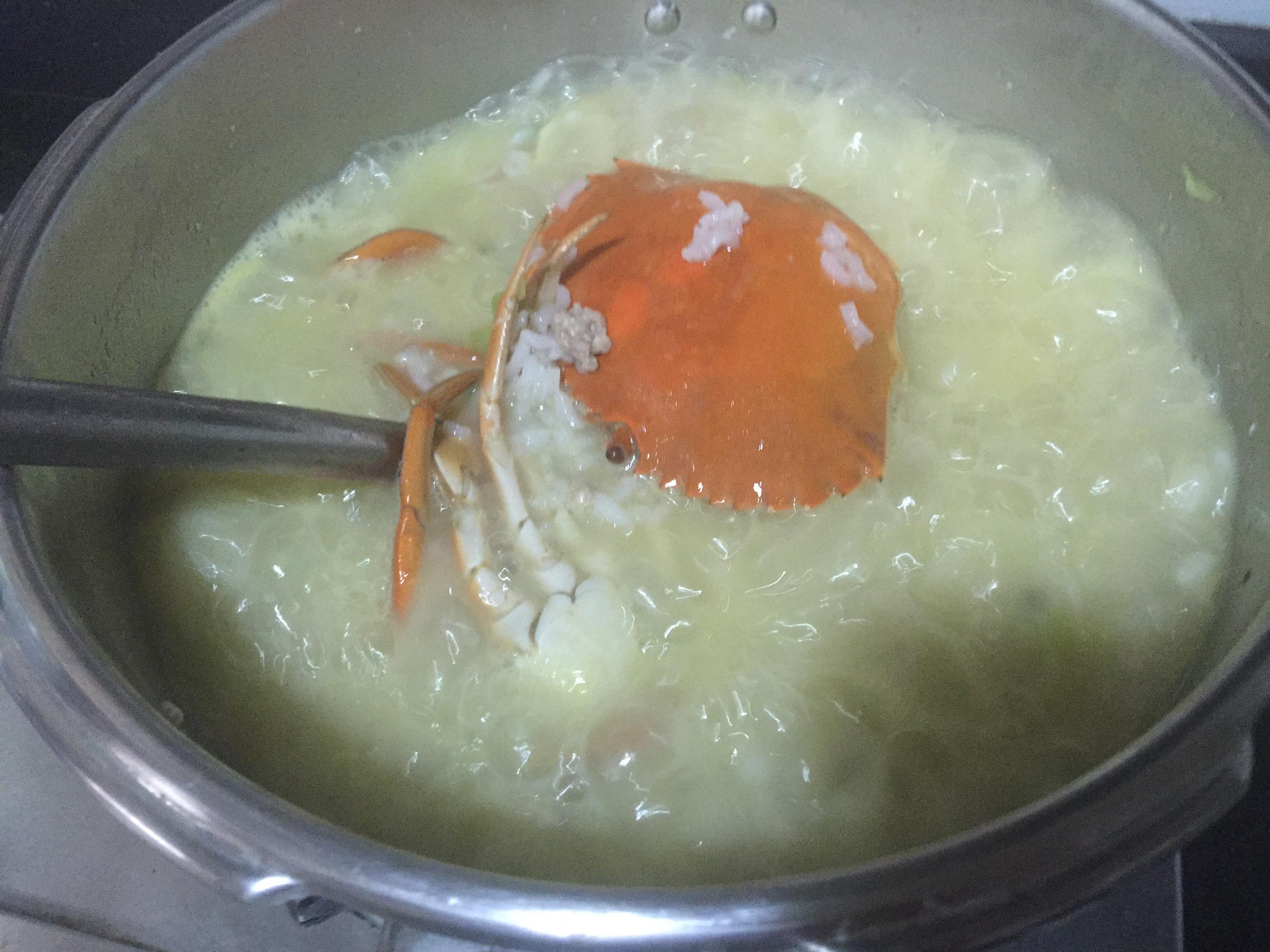 最好吃的螃蟹冬瓜粥的做法 步骤9