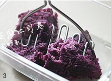 紫薯芝麻吐司卷的做法 步骤3
