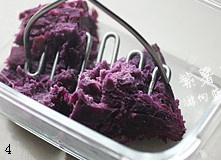 紫薯芝麻吐司卷的做法 步骤4