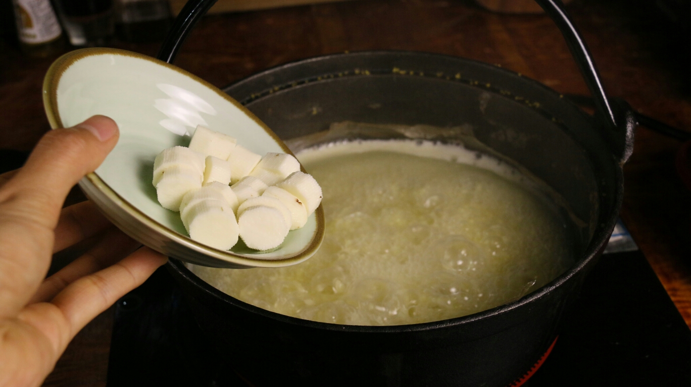 小米粥拌花釀的做法 步骤5
