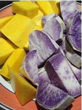 南瓜紫薯糖水的做法 步骤2