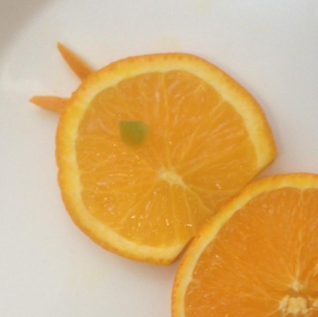 可愛小雞橙子的做法 步骤1