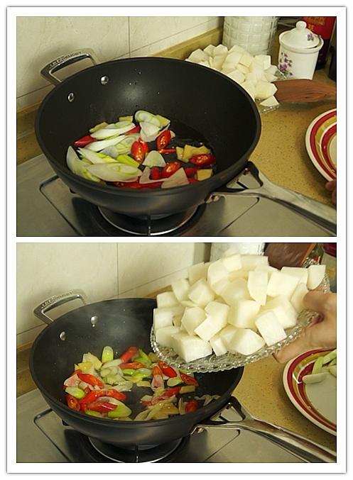 香辣牛肉燉蘿蔔 Spicy Beef with Turnip的做法 步骤2