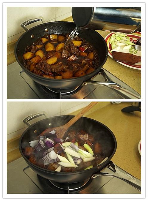 香辣牛肉燉蘿蔔 Spicy Beef with Turnip的做法 步骤4