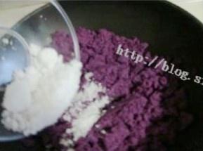 紫薯一口酥的做法 步骤3