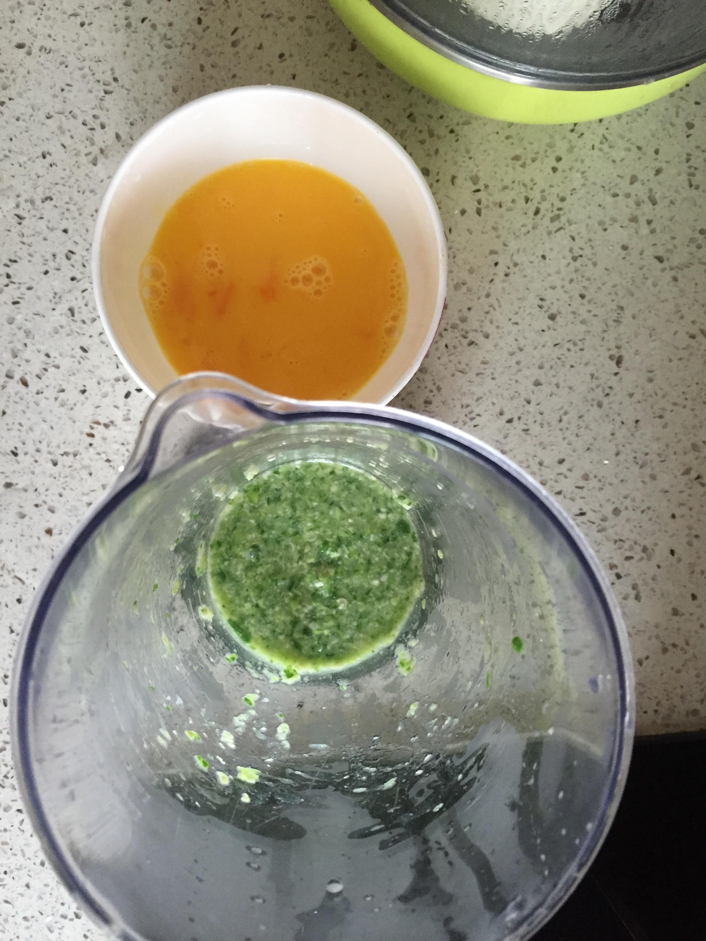 毛豆秋葵蒸蛋（寶寶營養早餐）的做法 步骤4