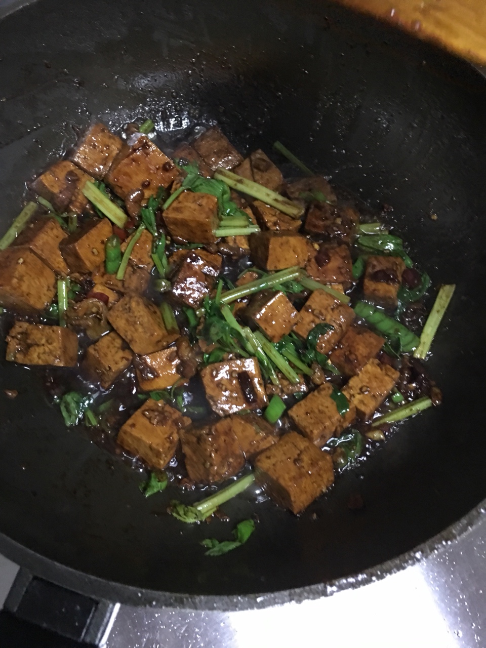 幹鍋老豆腐的做法 步骤5