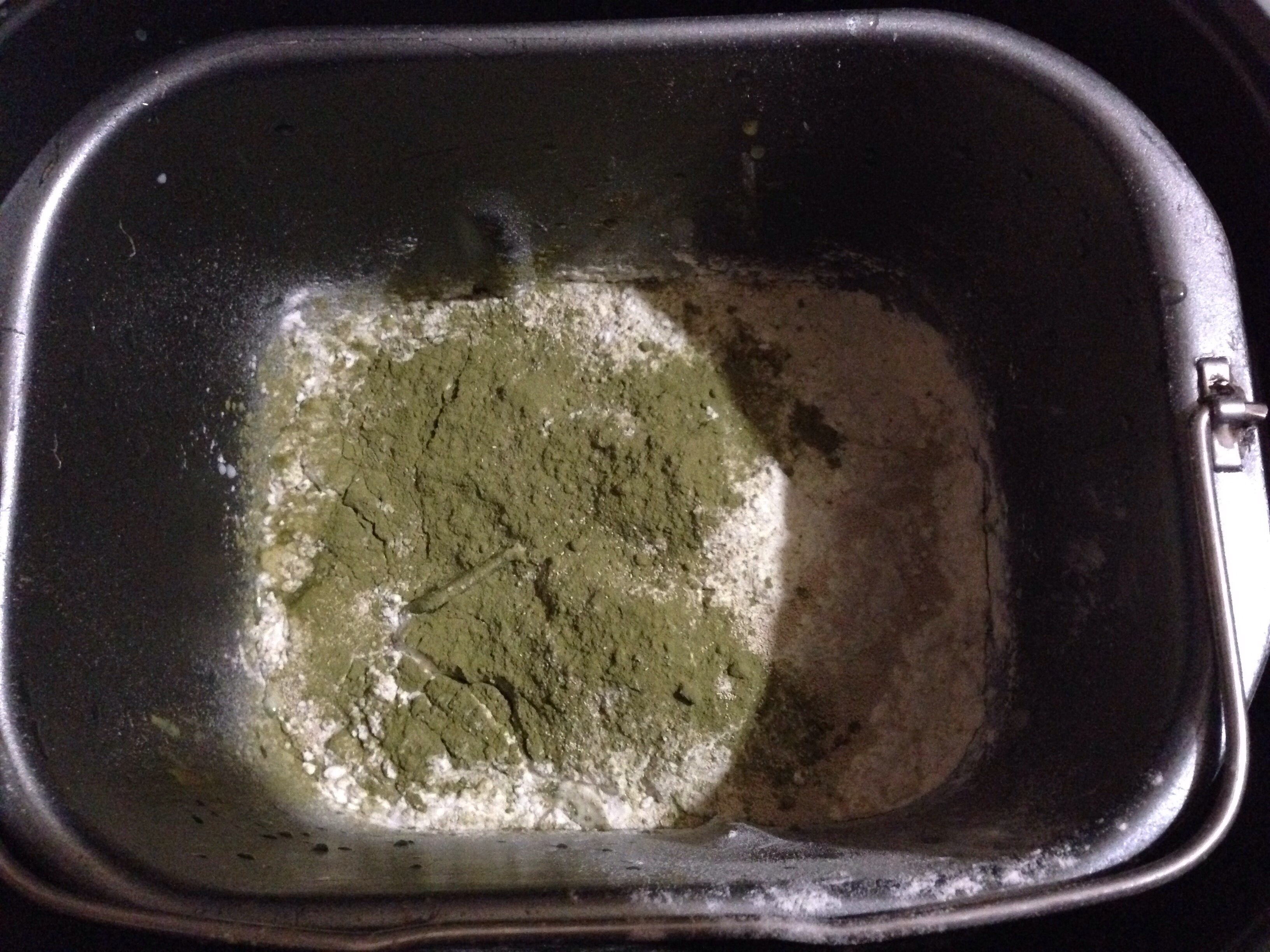 抹茶蜜豆麪包的做法 步骤1