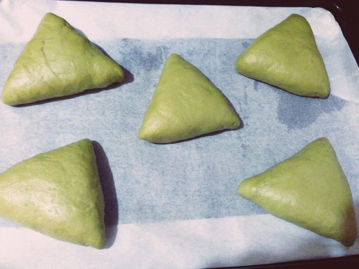抹茶蜜豆麪包的做法 步骤10