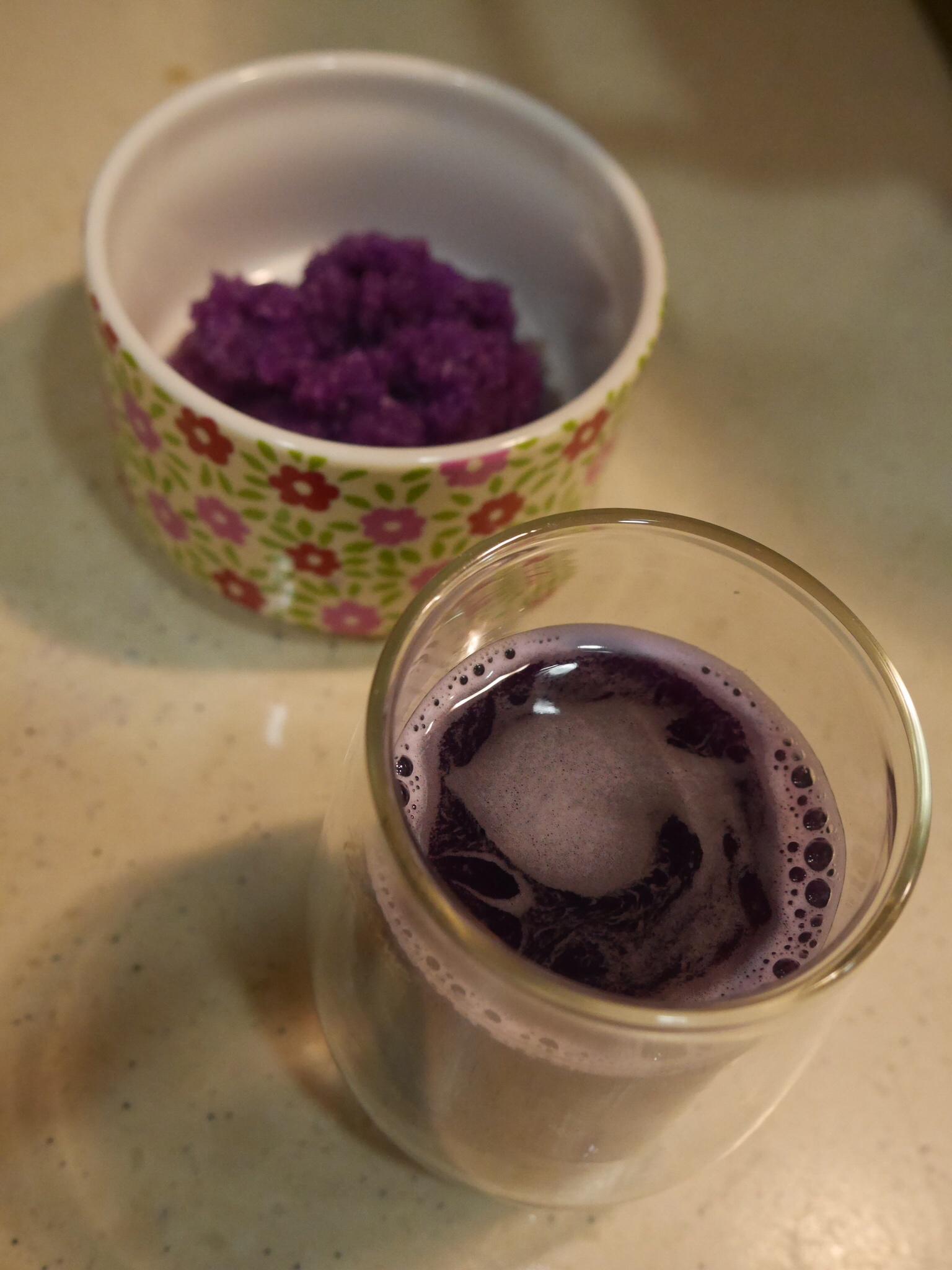 紫甘藍餅的做法 步骤2