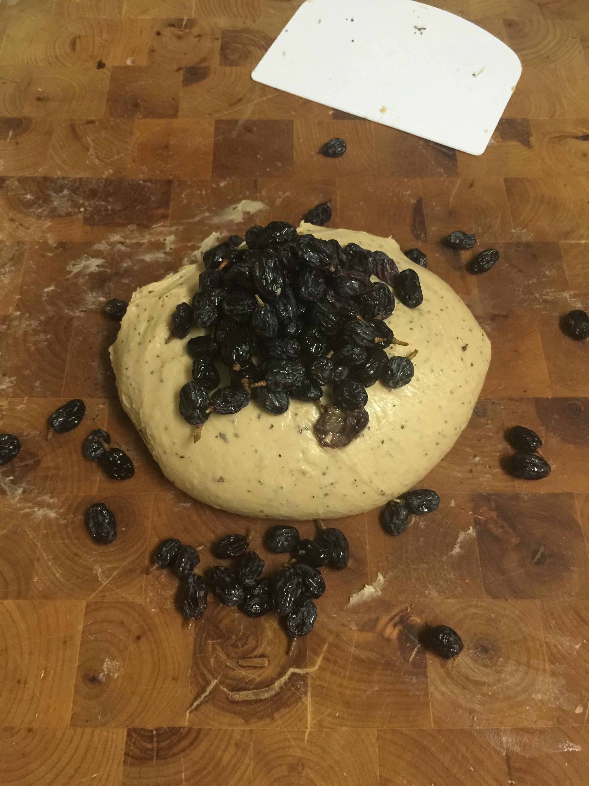 紅茶葡萄乾（仿原麥山丘/湯種）Earl Grey flavored bread filled with raisins的做法 步骤6