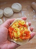 胡蘿蔔雞蛋餅的做法 步骤6