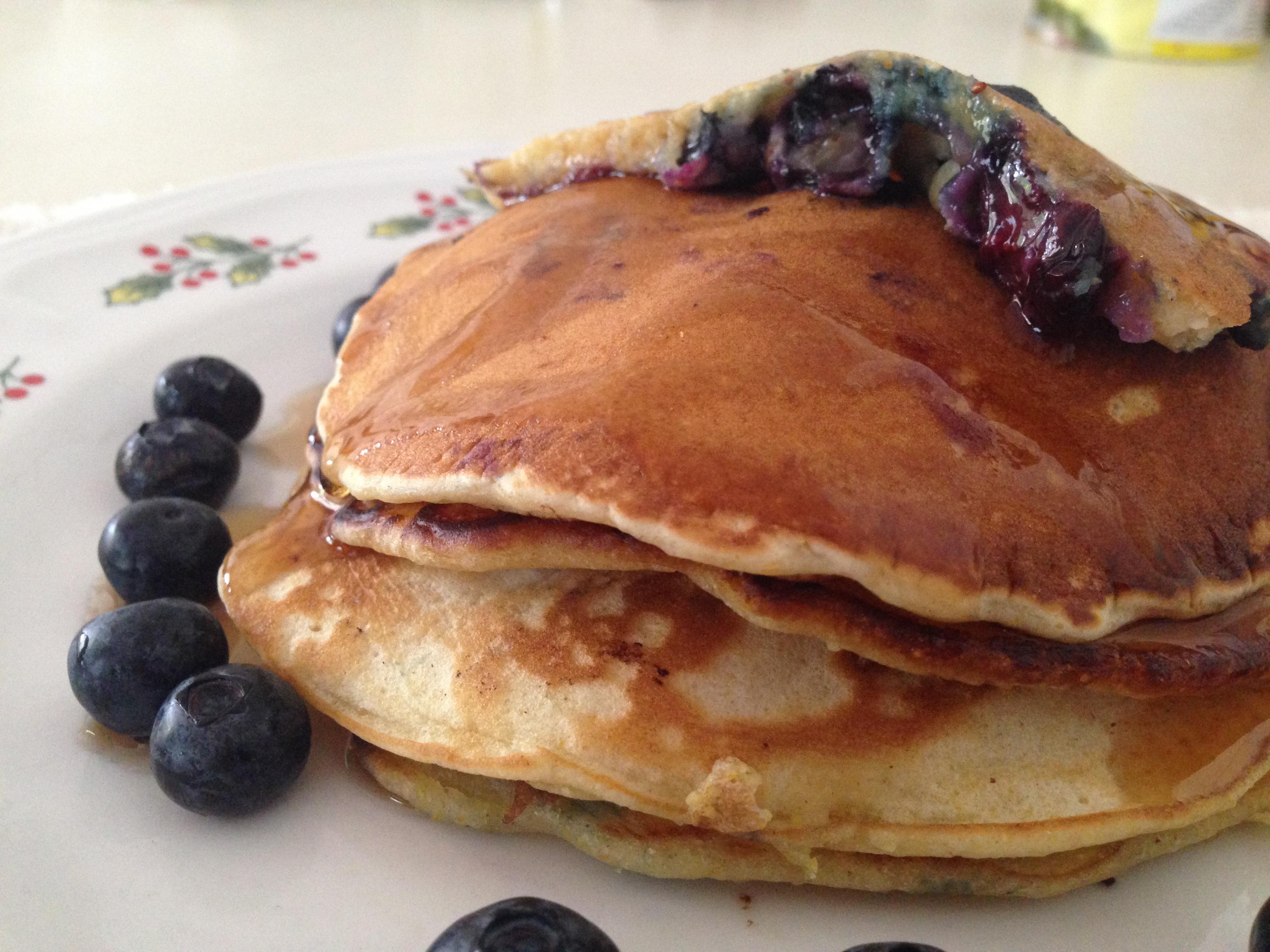 藍莓鬆餅Blueberry Pancake的做法 步骤1