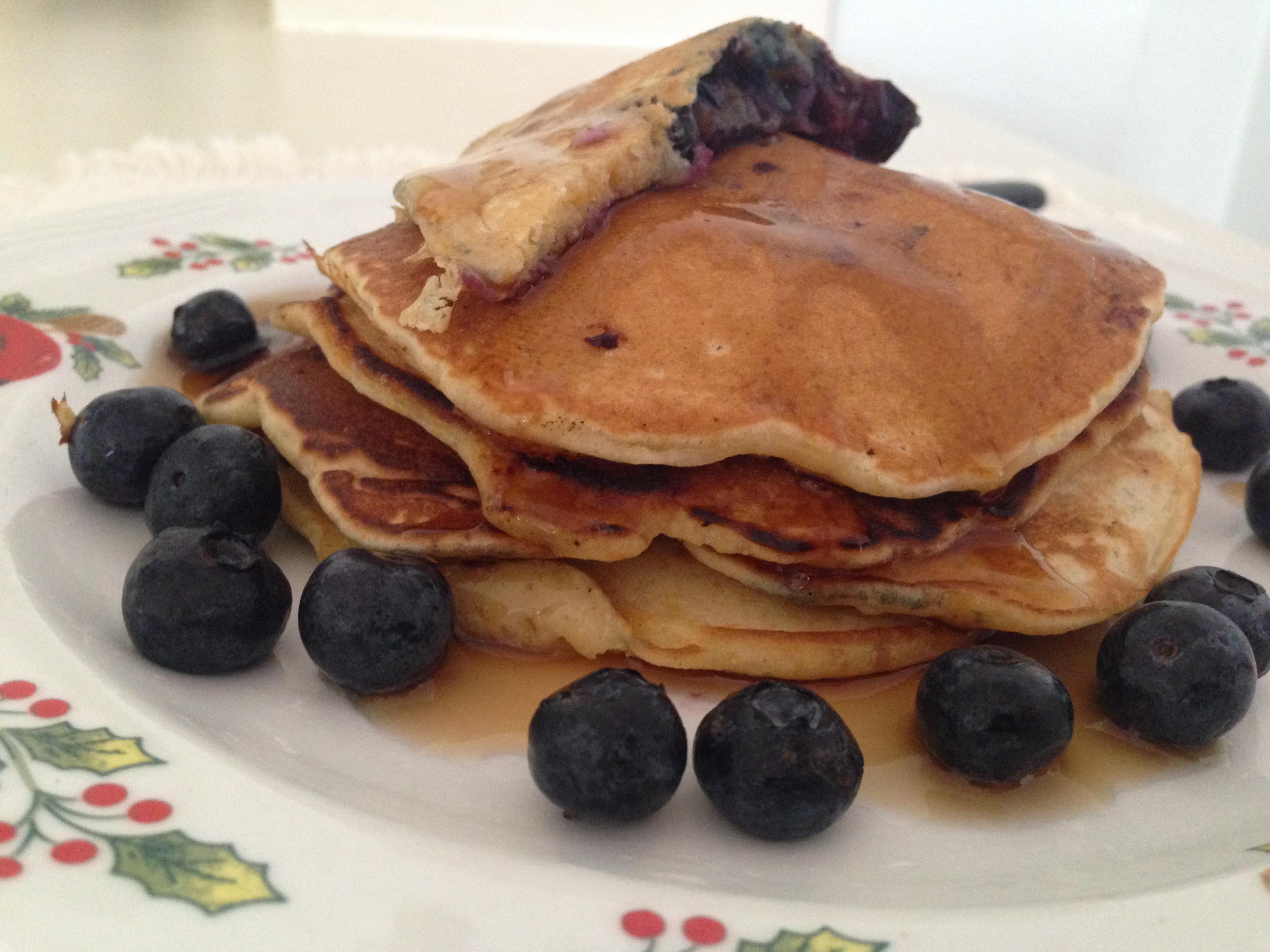 藍莓鬆餅Blueberry Pancake的做法 步骤4
