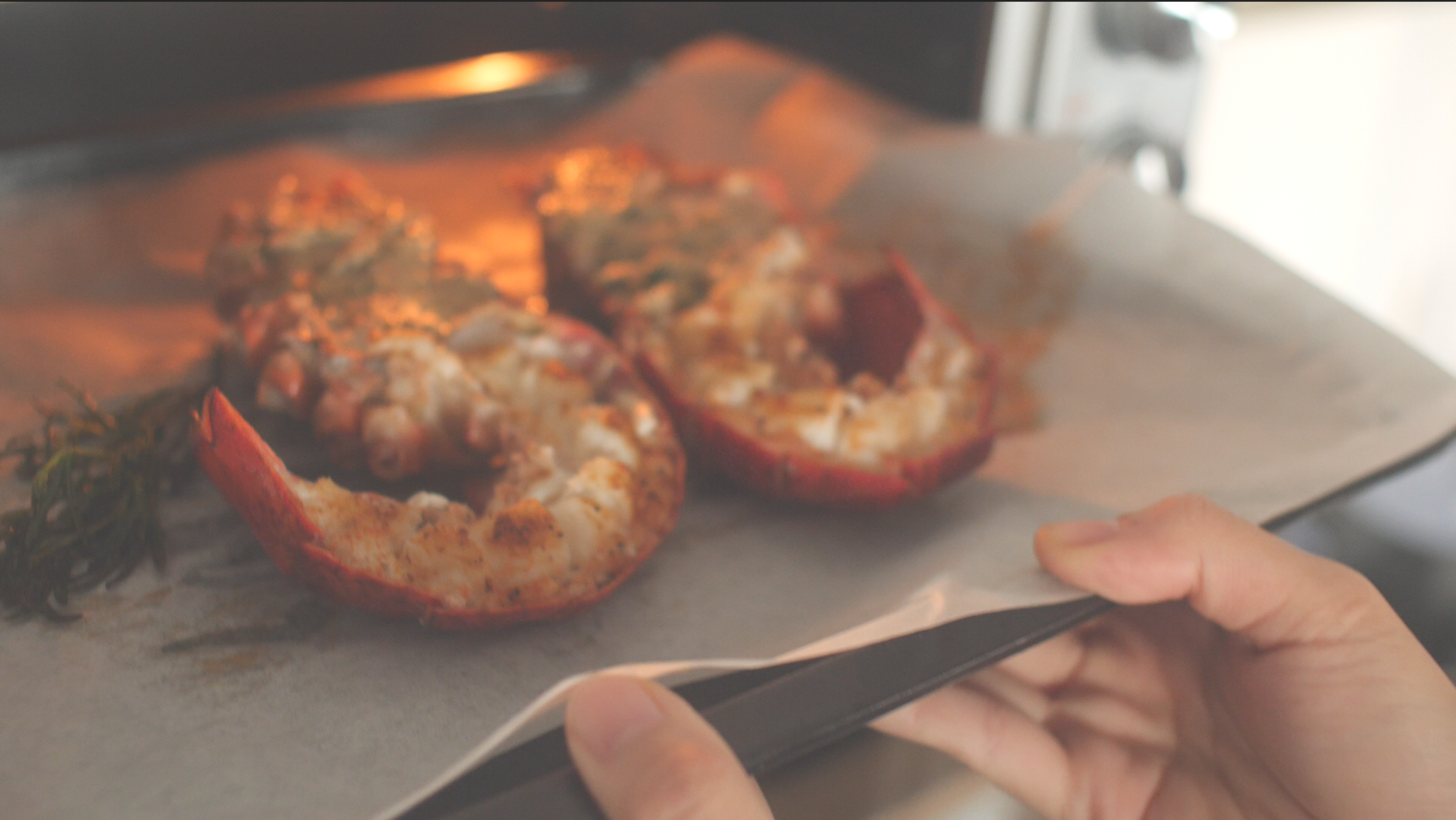 最好吃的龍蝦長啥樣~香煎波士頓龍蝦，芝麻菜沙拉，黃油蘑菇填餡的做法 步骤10