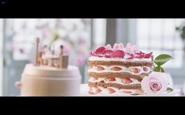 草莓玫瑰裸蛋糕（圖文+視訊）的做法 步骤22