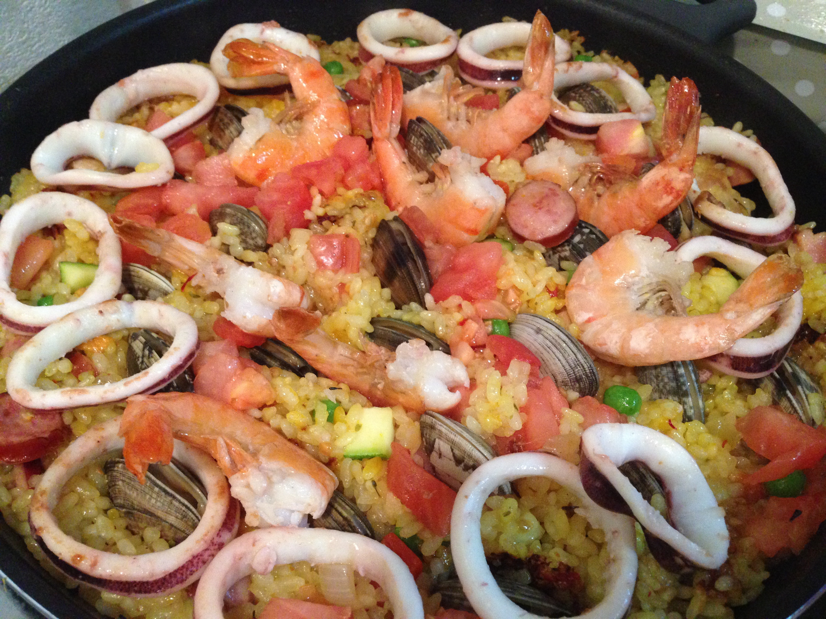 西班牙海鮮飯（Paella）的做法 步骤10