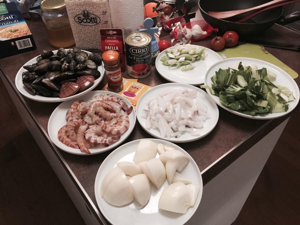 Paella西班牙海鮮飯的做法 步骤1