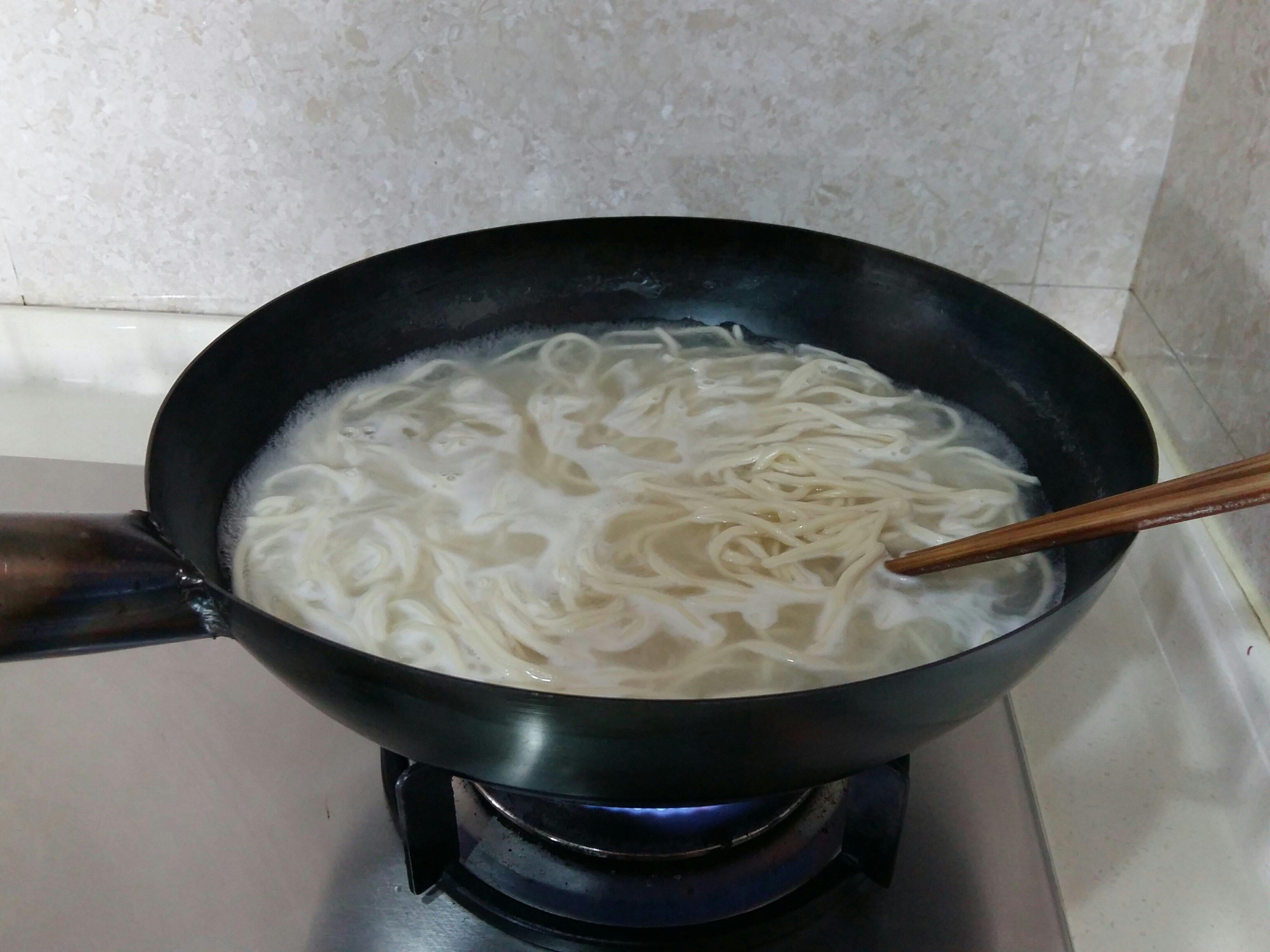 扁豆炒麪的做法 步骤4