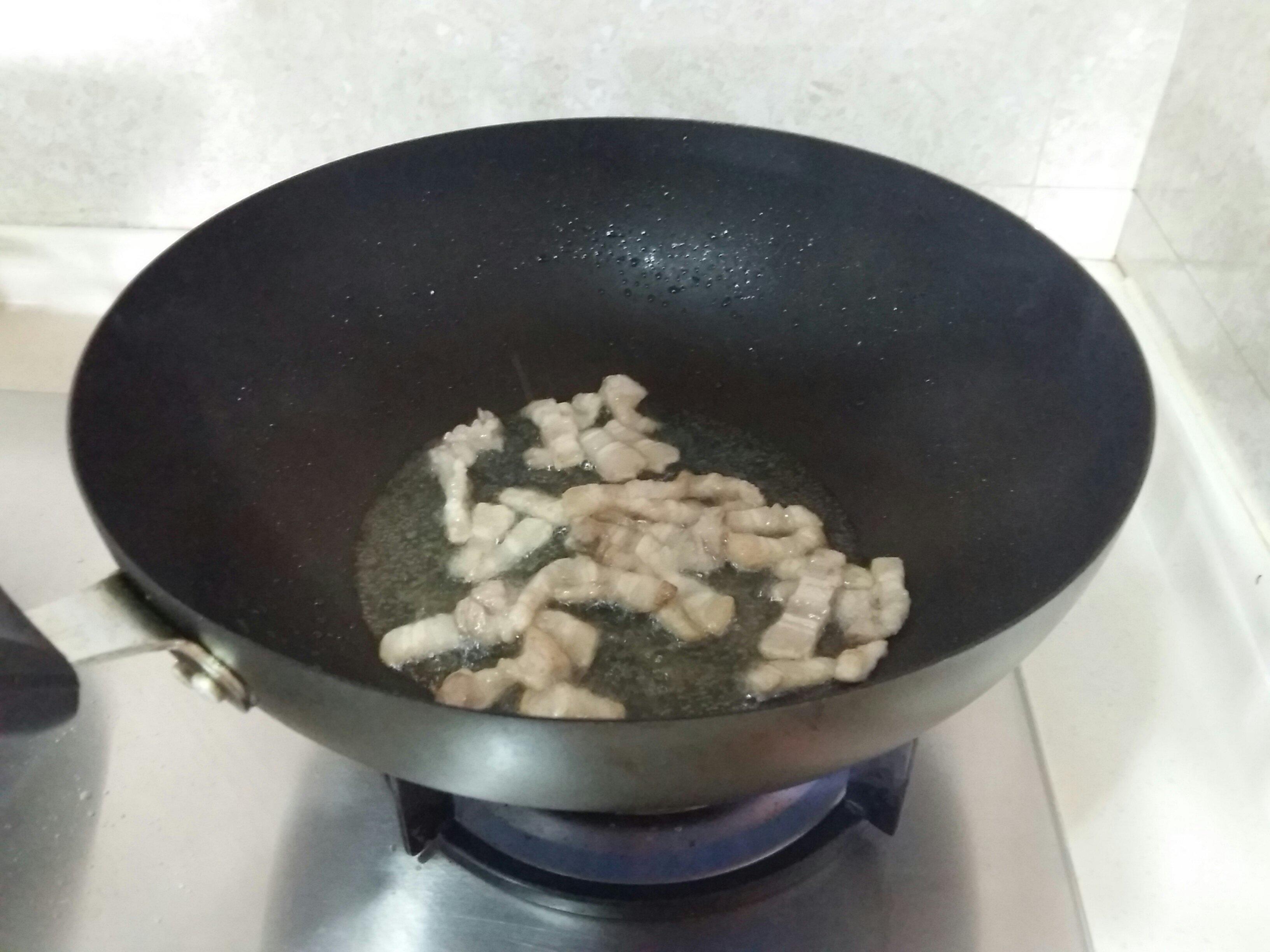 扁豆炒麪的做法 步骤6
