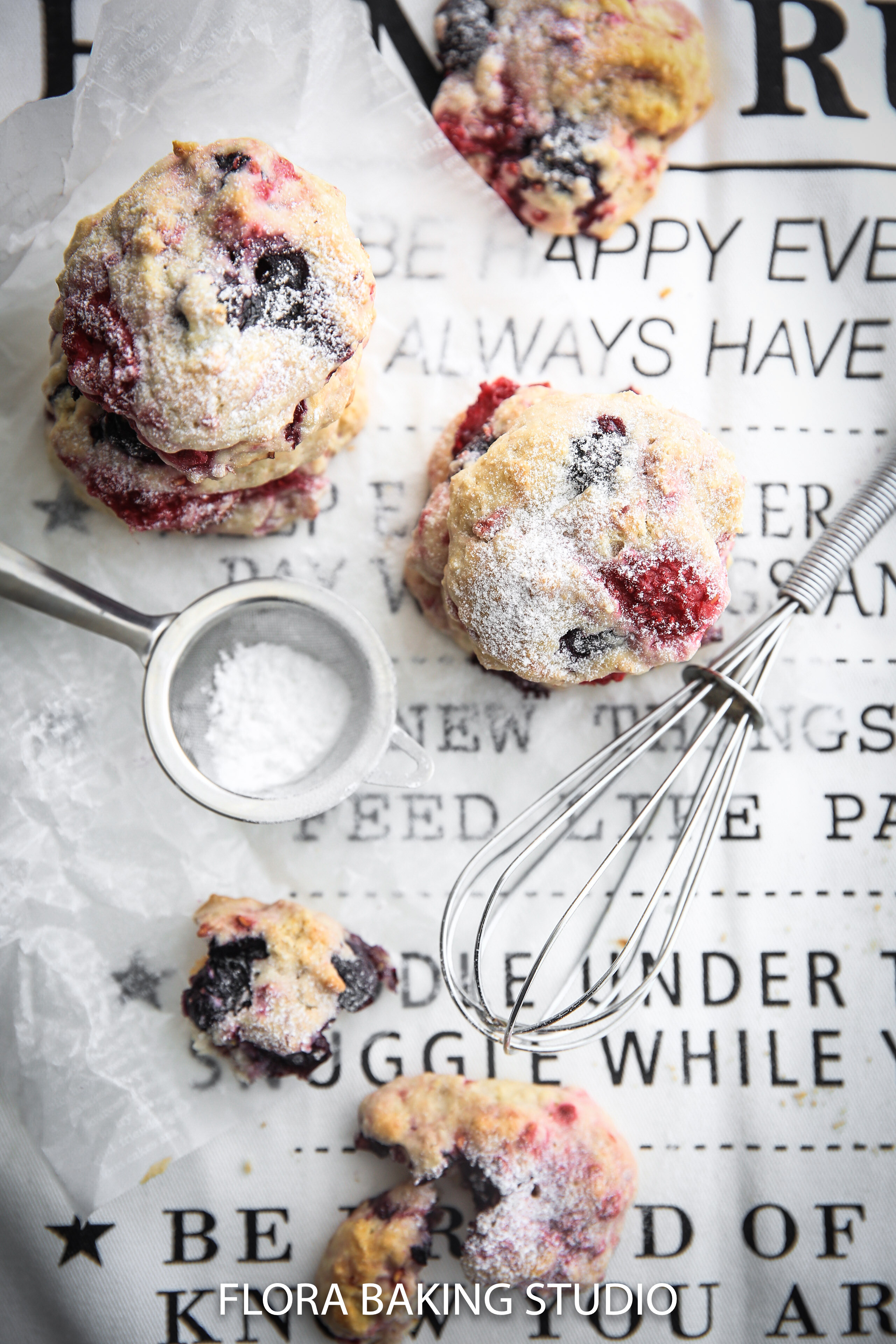 酸甜貌美的雙莓軟曲奇的做法 步骤12