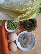 鮮蝦白菜包的做法 步骤2