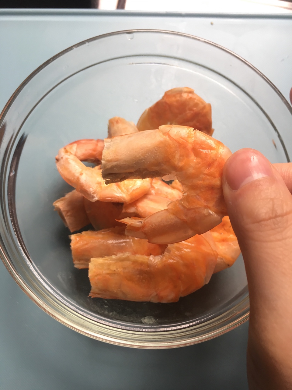火腿鹹蝦乾瘦肉粥的做法 步骤4