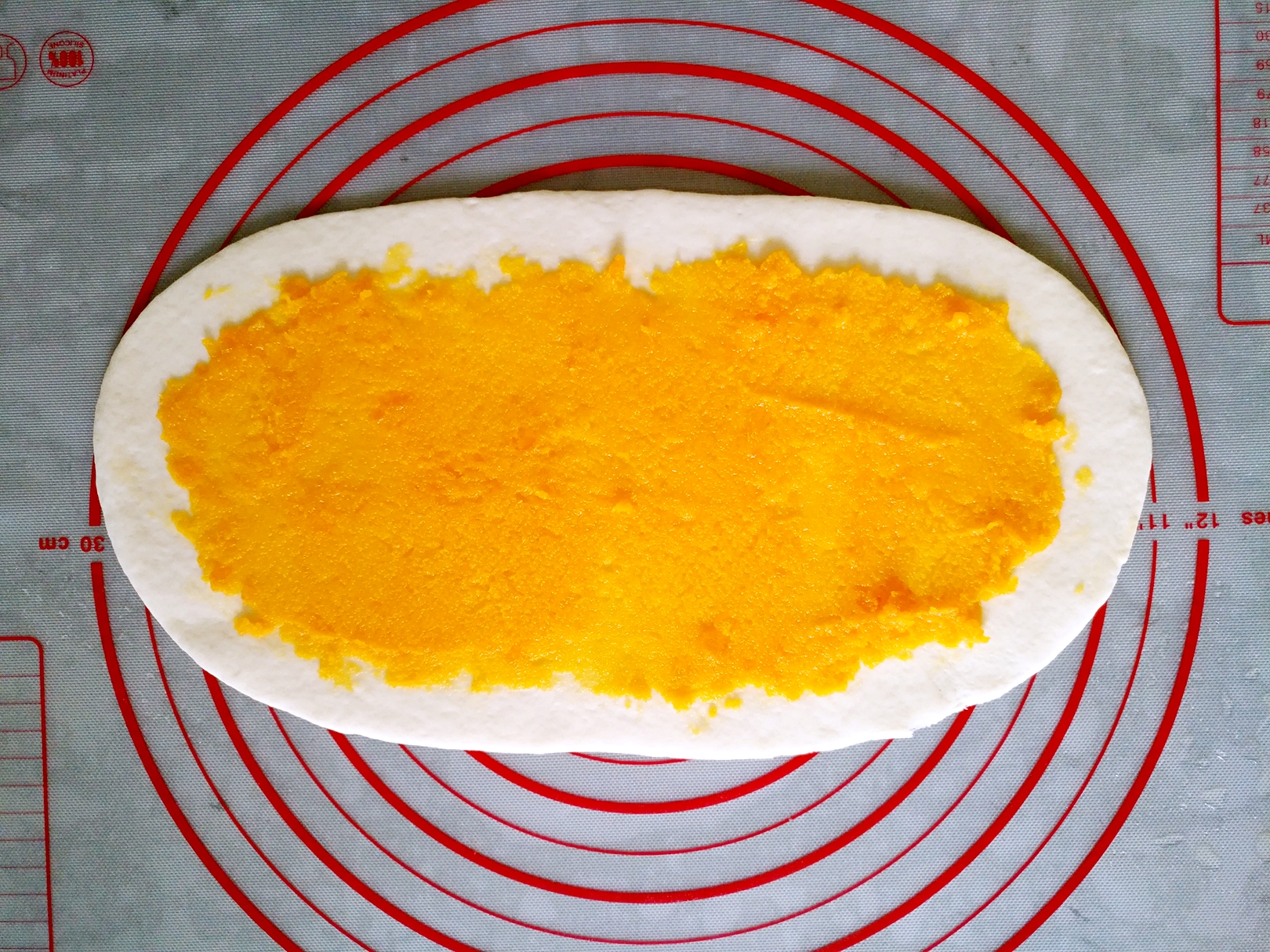 鹹蛋黃千層餅的做法 步骤6