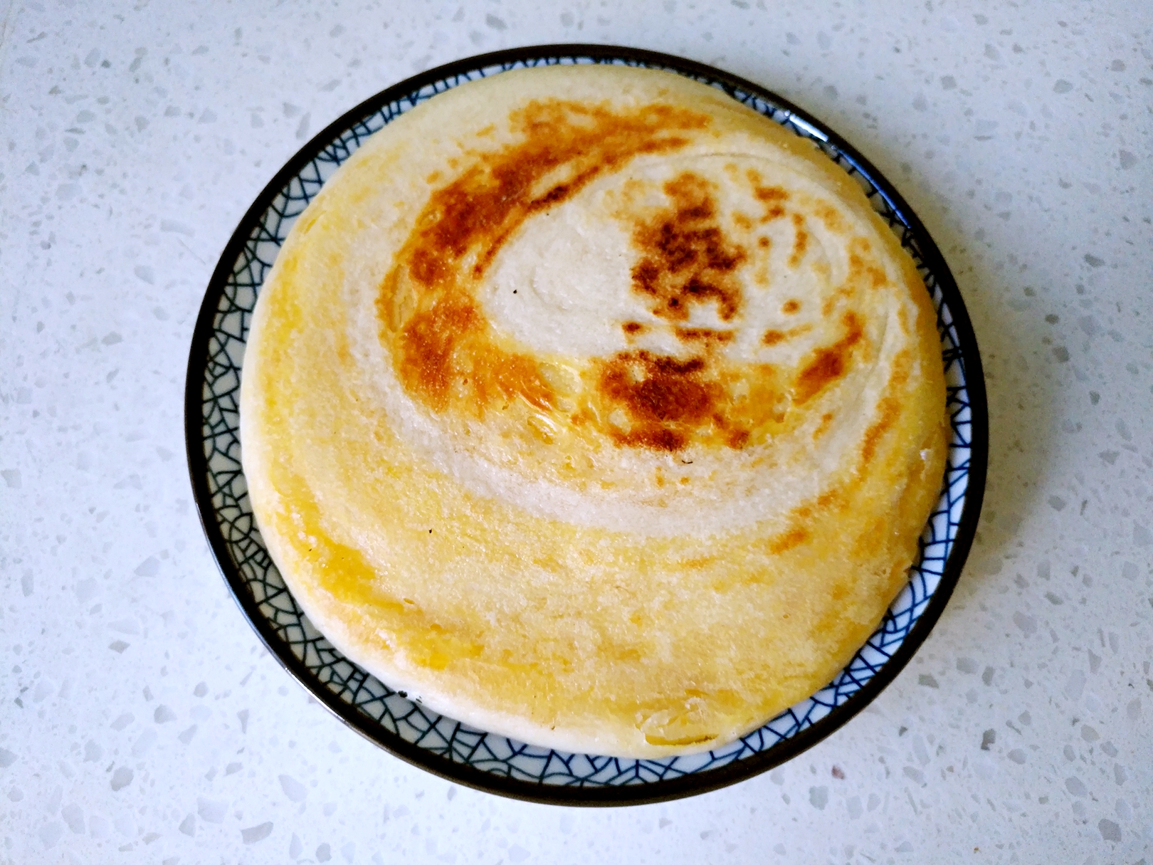 鹹蛋黃千層餅的做法 步骤16