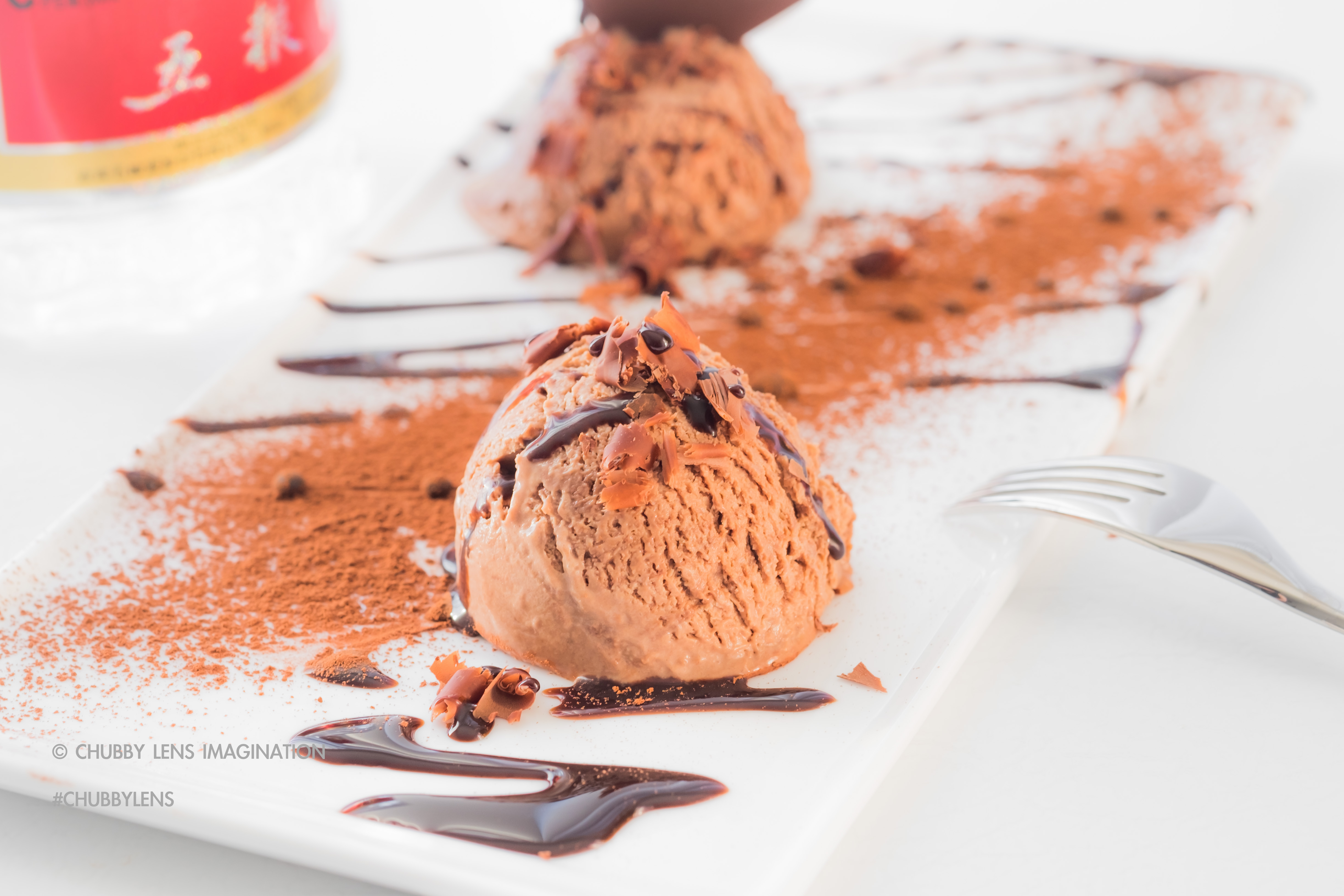 五糧液黑巧克力冰淇淋（無冰淇淋機版）的做法 步骤14