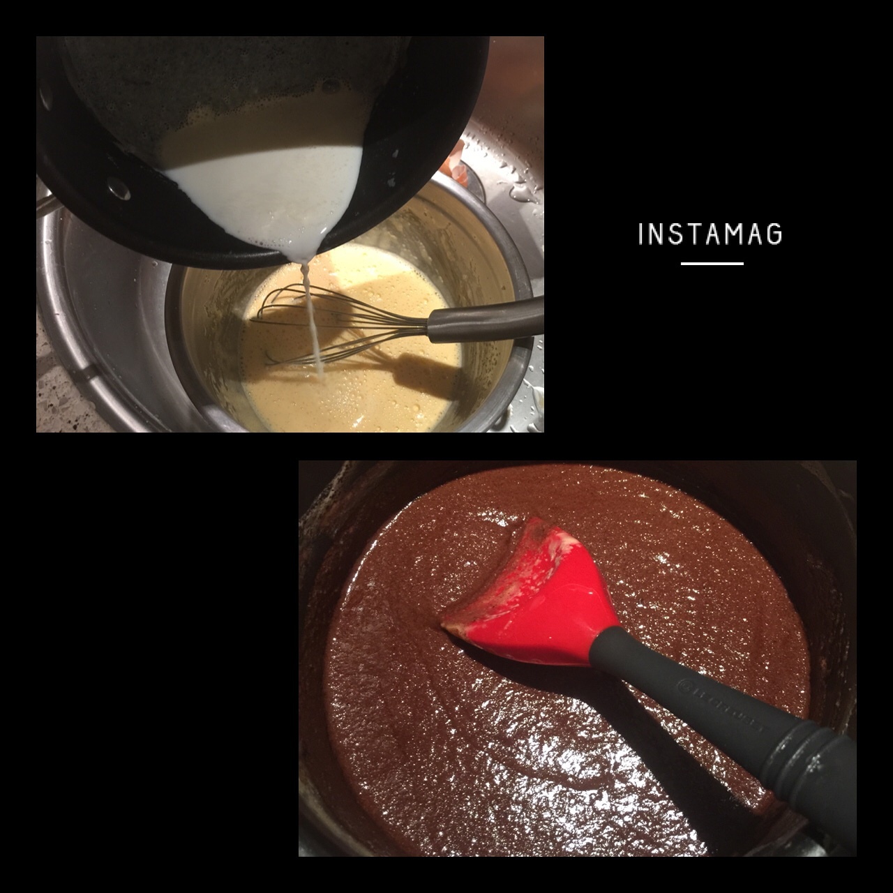 黑巧克力冰淇淋dark chocolate gelato的做法 步骤3