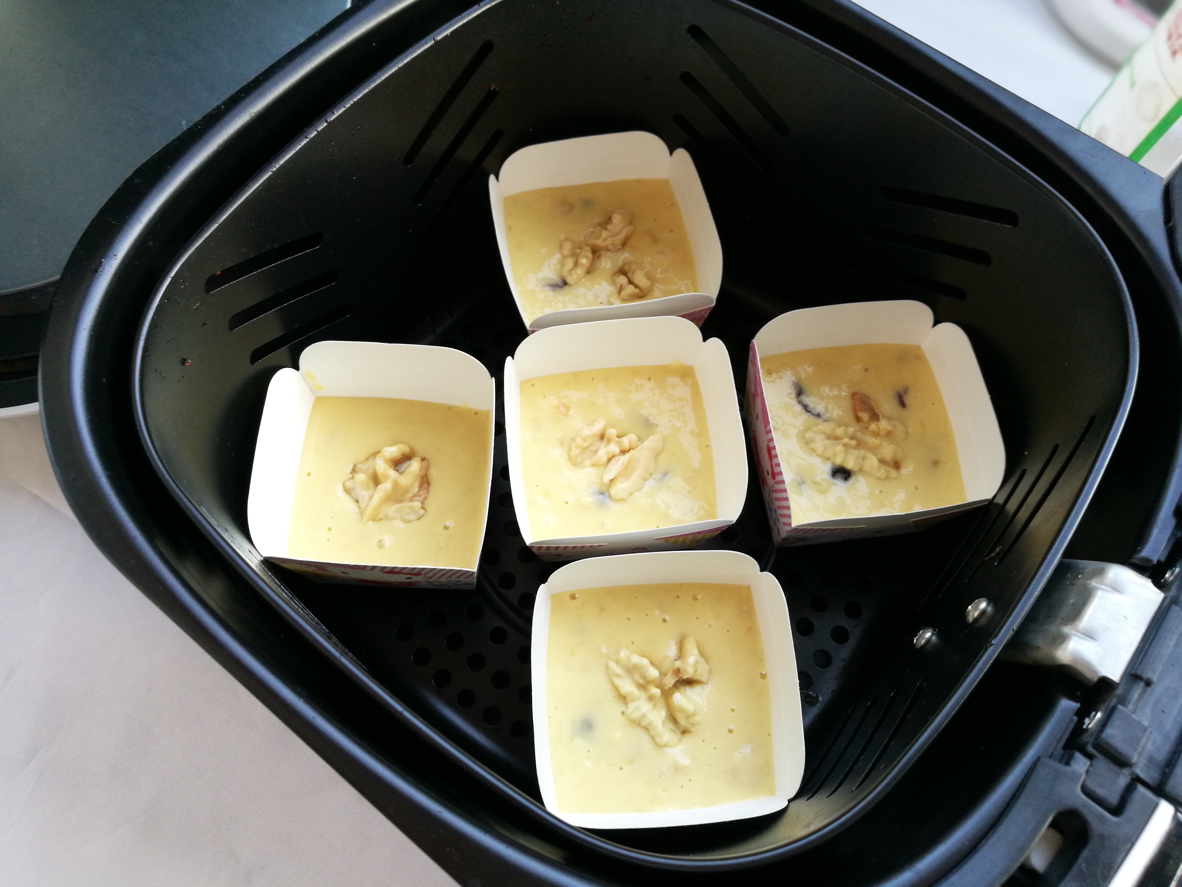 香蕉粘米粉小蛋糕——空氣炸鍋版的做法 步骤7