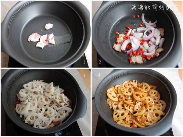 幹鍋藕片的做法 步骤1