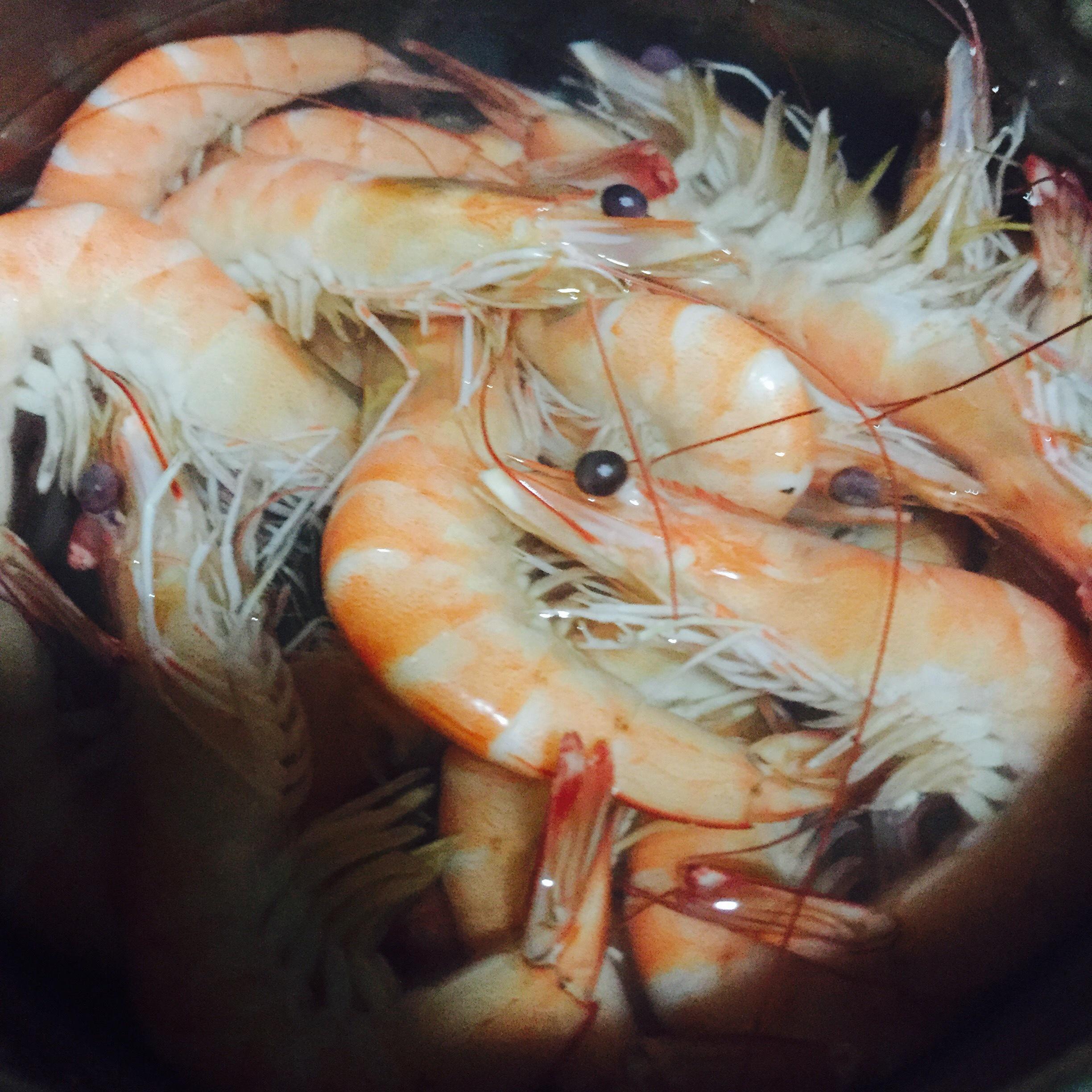 幹鍋蝦的做法 步骤1