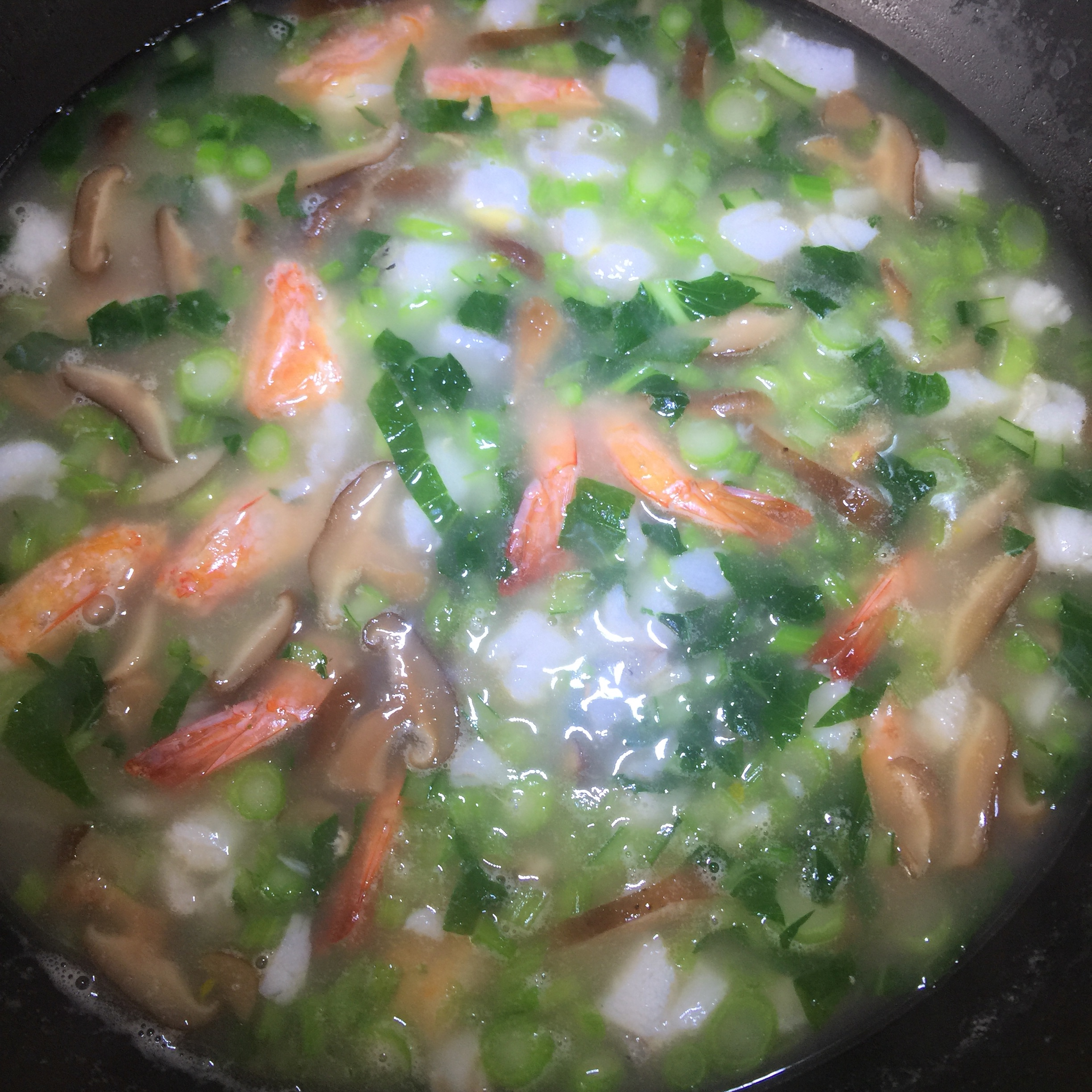 明蝦鱈魚泡飯的做法 步骤10