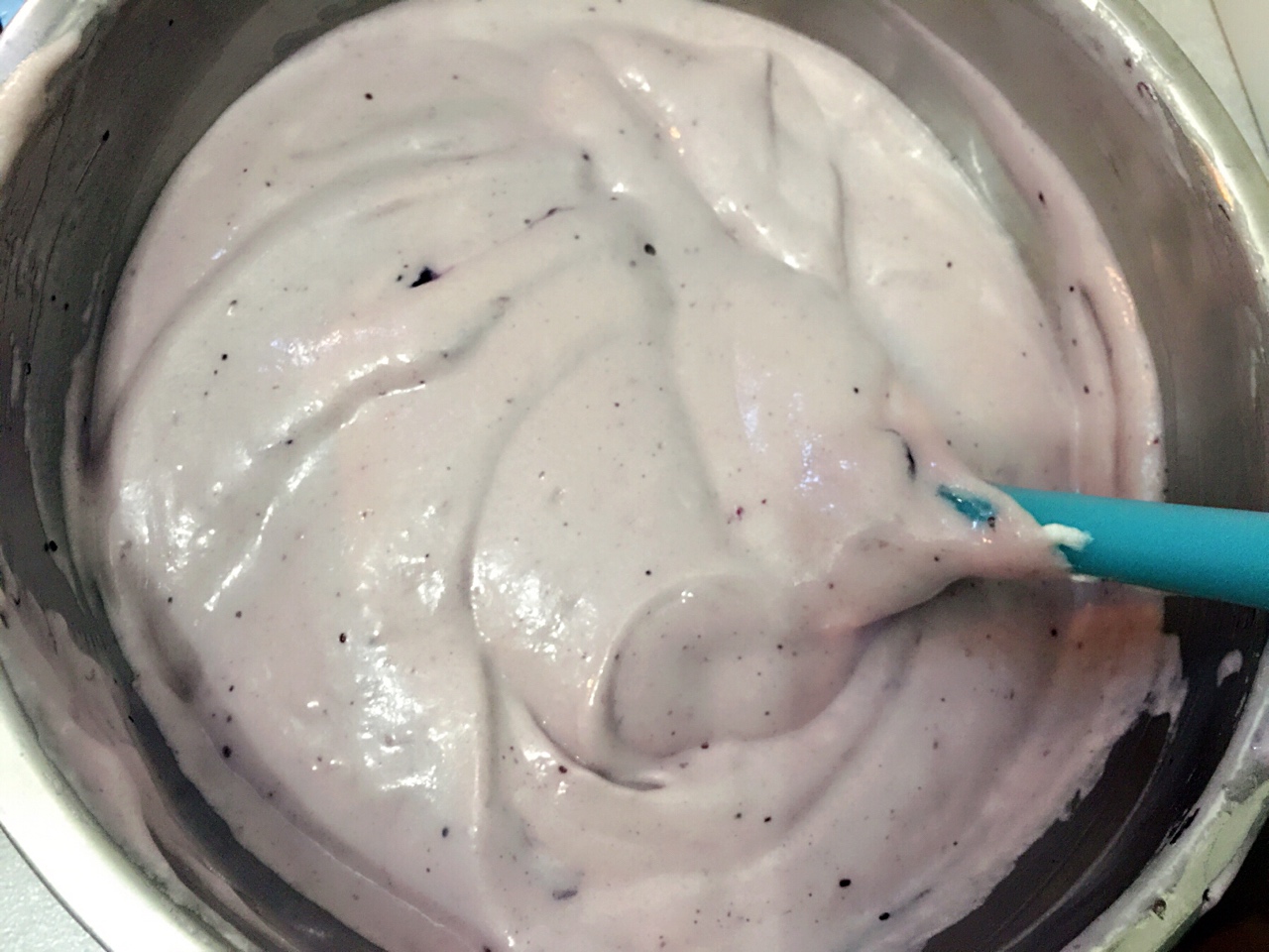藍莓酸奶油戚風蛋糕的做法 步骤7